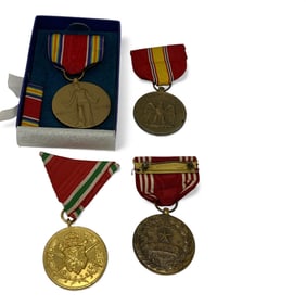 Group Of 4 War Medals