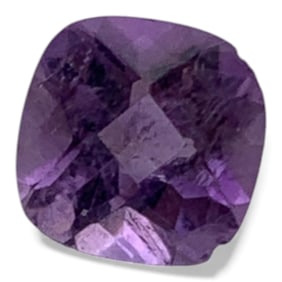 Faceted Light Purple Amethyst Gemstone