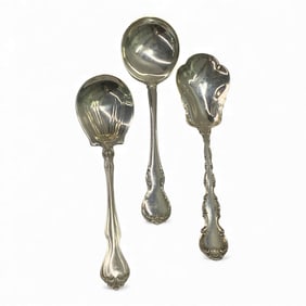 3 Sterling Silver Serving Spoons