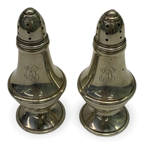 Pair Of Sterling Silver Shakers