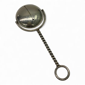 Web Sterling Silver Baby Rattle