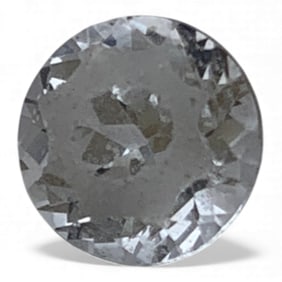 Faceted Clear White Topaz Gemstone