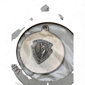 Sterling Silver Womens Golf Pendant