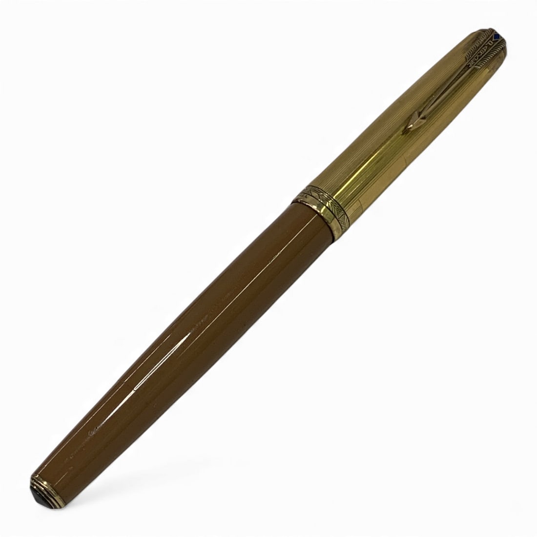 Parker 16k Gold Filled Pen: Marked 1/10 16k Gold Filled. Made In U. S. A. 5.5" Long.