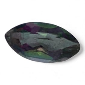 Faceted Rainbow Topaz Gemstone