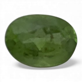 Faceted Lime Green Citrine Gemstone