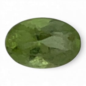 Faceted Lime Green Citrine Gemstone
