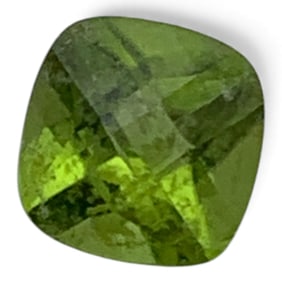 Faceted Lime Green Citrine Gemstone