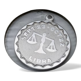 Sterling Silver Libra Pendant