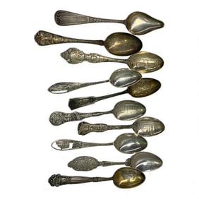 10 Sterling Silver Spoons