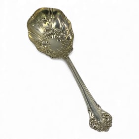 Sterling Silver Serving Spoon.