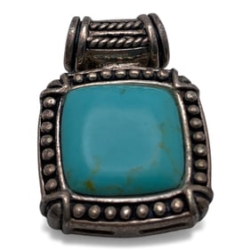 Sterling Silver & Turquoise Pendant