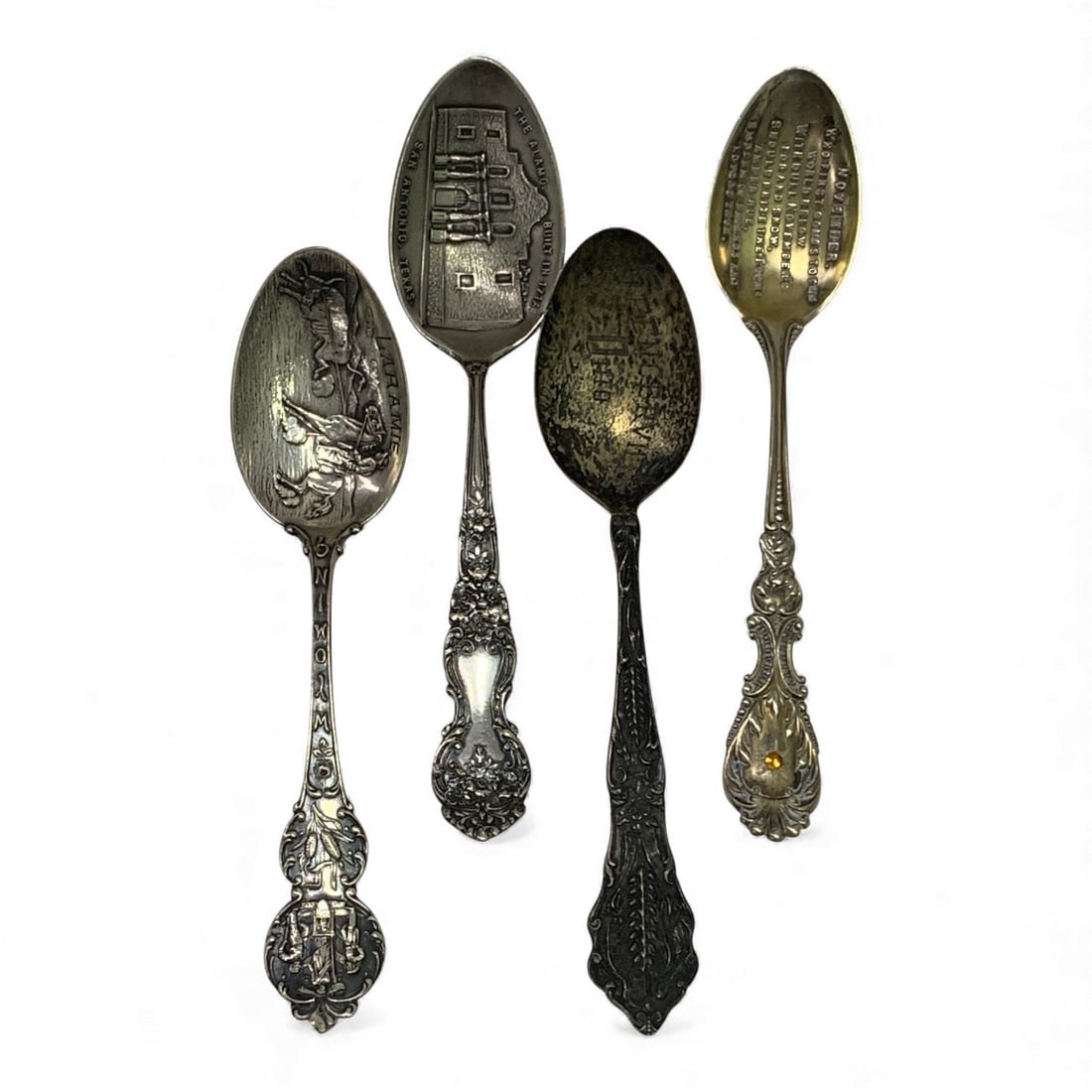 4 Sterling Silver Souvenir Spoons (1 of 2)