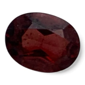 Faceted Red Tourmaline Gemstone