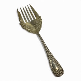 J. D. Hudson Sterling Silver Serving Fork