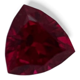 Faceted Hot Pink Ruby Gemstone