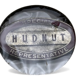 Sterling Enameled Hudnut Pin