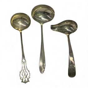 3 Sterling Silver Ladles