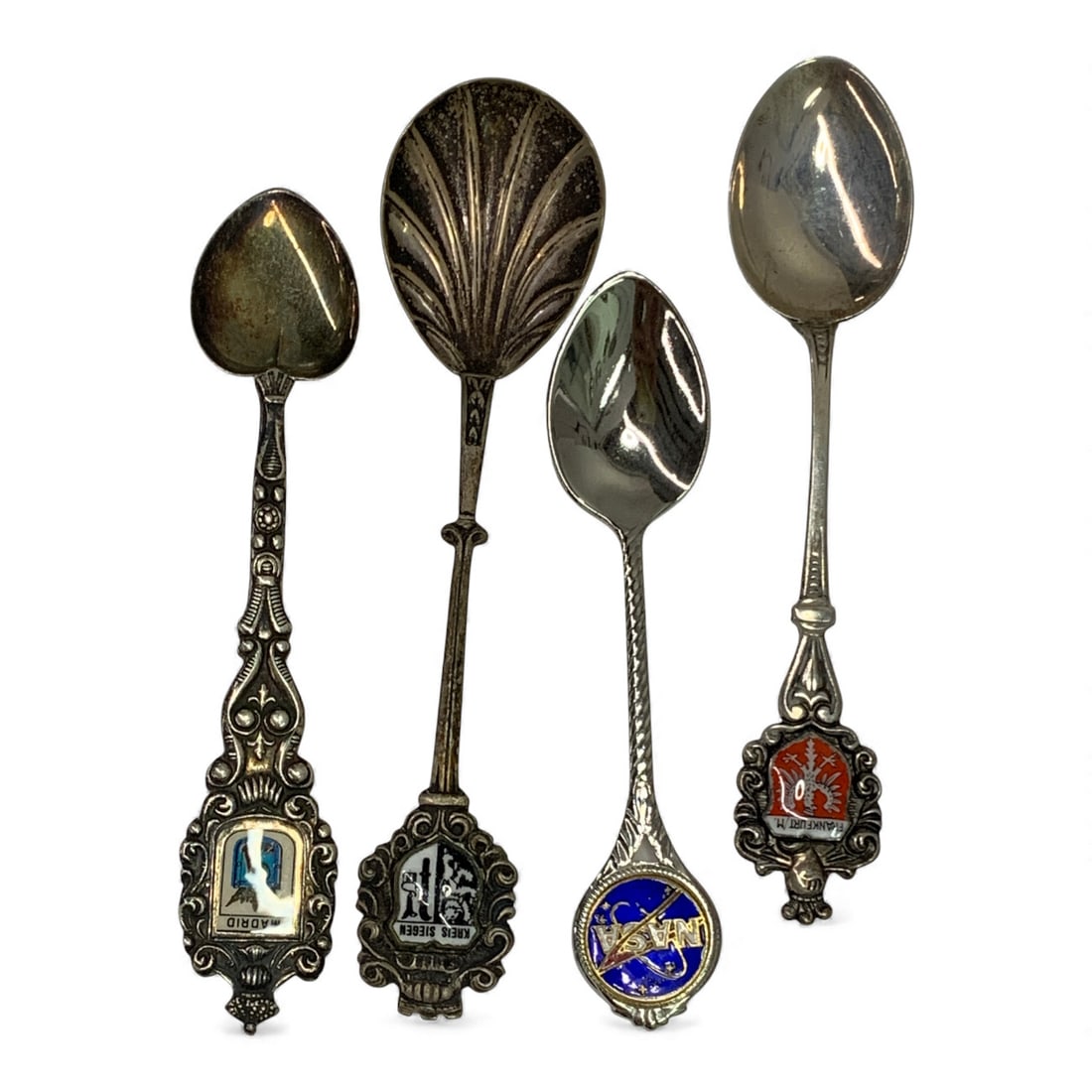 4 Silver Souvenir Spoons (1 of 2)