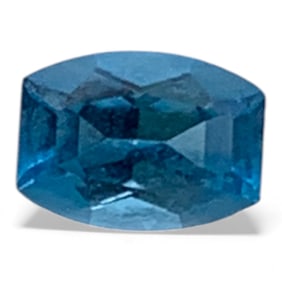 Faceted Blue Topaz Gemstone