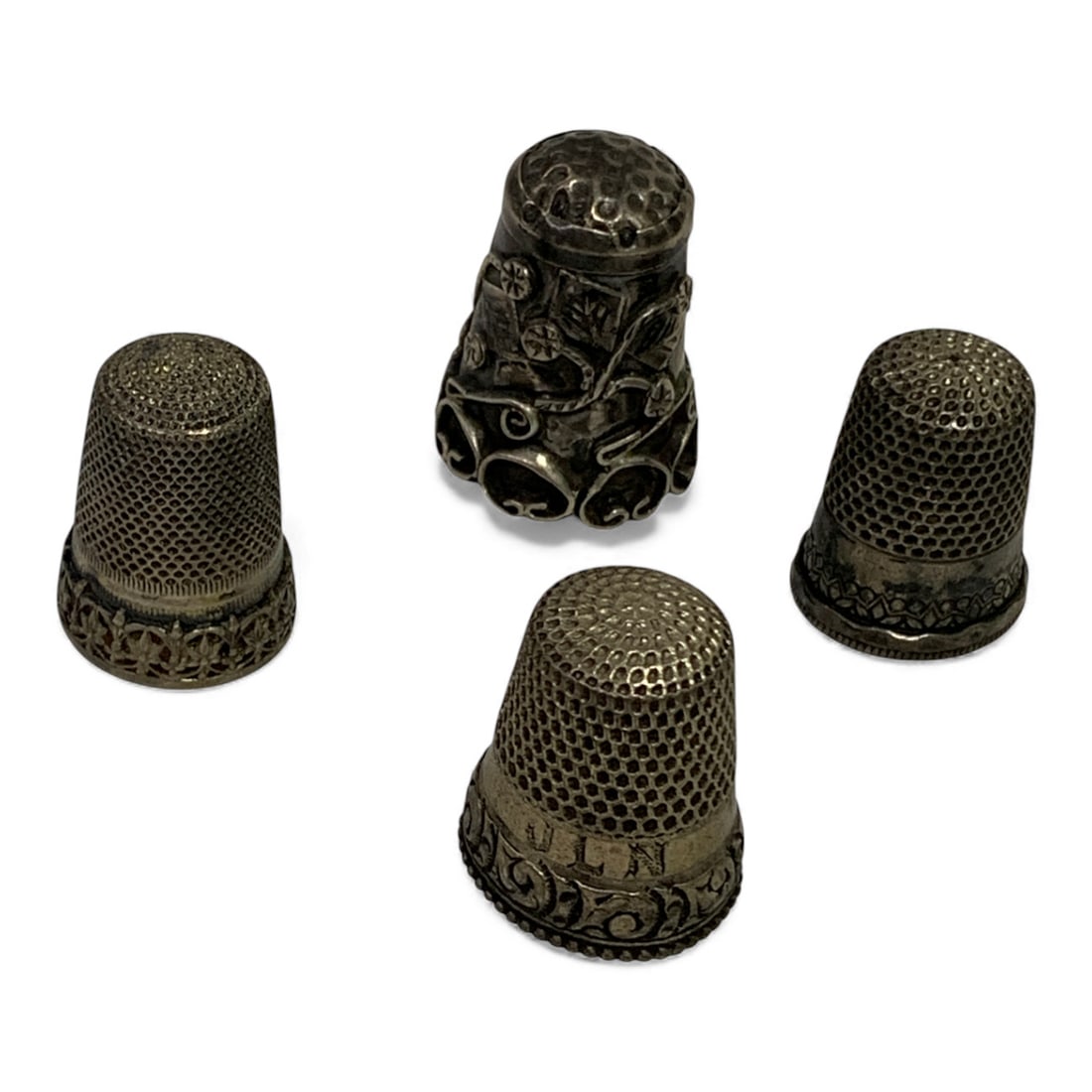 4 Sterling Silver Thimbles (1 of 2)