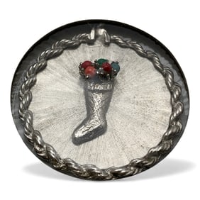 Silver Christmas Pendant