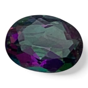 Faceted Rainbow Topaz Gemstone
