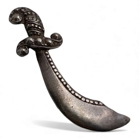 Sterling Silver Sword Pin