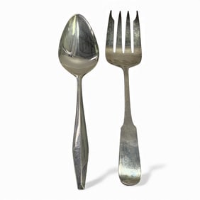 Sterling Silver Fork & Reed & Barton Spoon