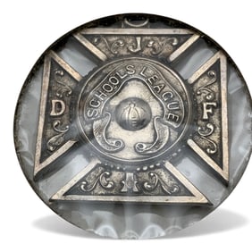 1911 Hallmarked Soccer Pendant