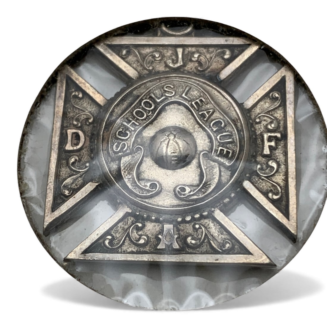 1911 Hallmarked Soccer Pendant: Bears Marks - See Photos