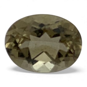 Faceted Light Yellow Citrine Gemstone