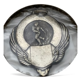 Silver Baseball Pendant