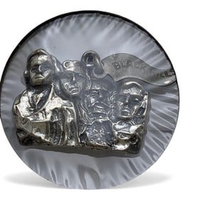 Sterling Silver Mt. Rushmore Pendant