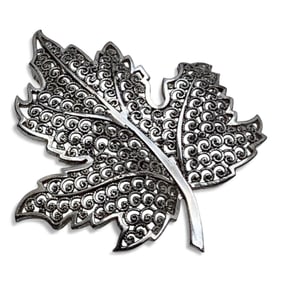 Sterling Silver Leaf Pin