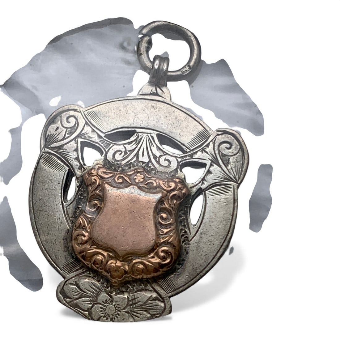 Hallmarked Sterling Silver 1911 Medal: Bears Hallmarks - See Photos