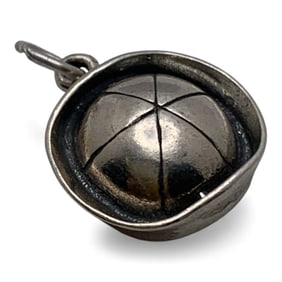 Sterling Silver Basketball Pendant