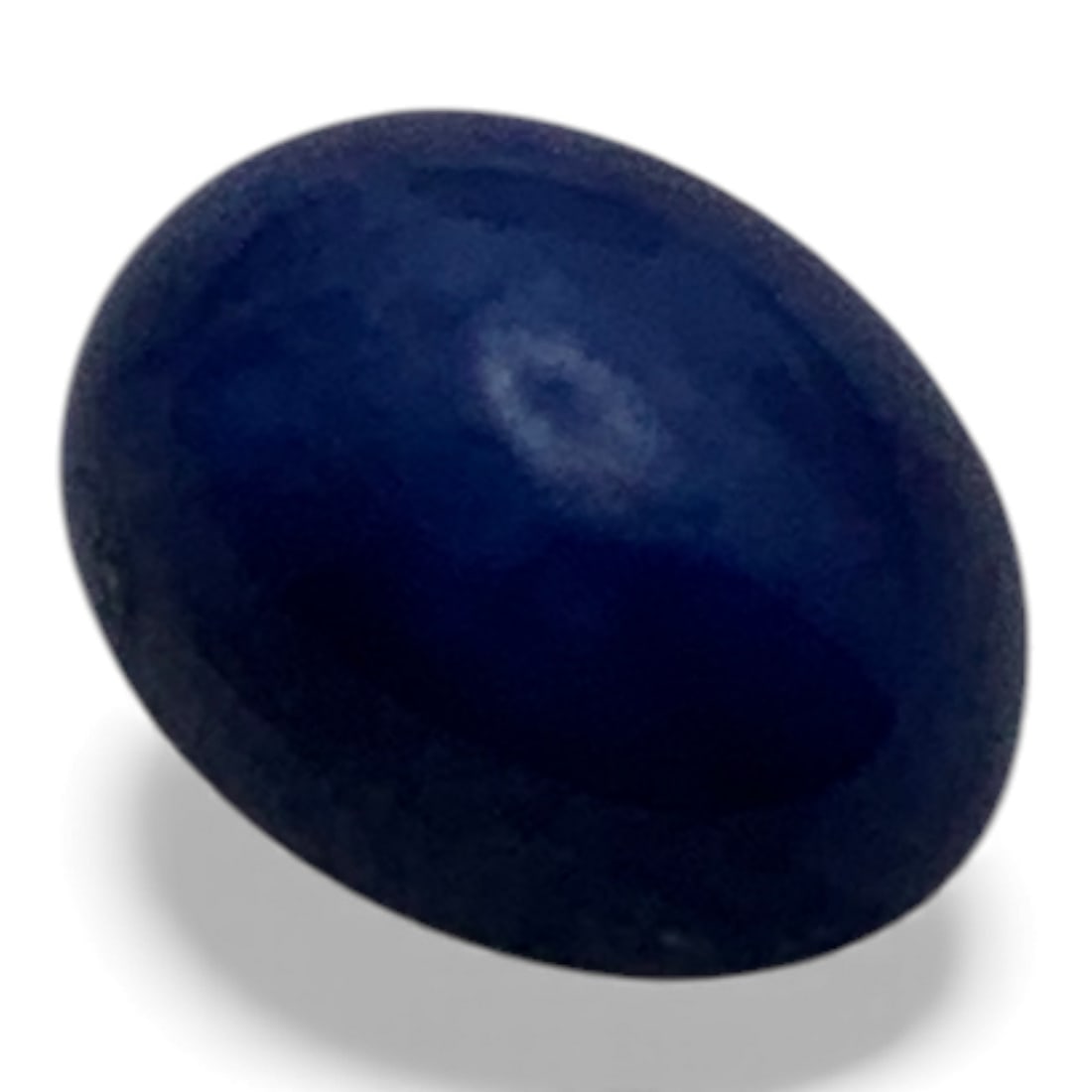 Blue Star Sapphire Cabochon: 4.5x6mm - See Photos Gemstones Tested With Presidium Gem Tester Il - Berners Does Not Guarantee Authenticity Of Gemstones