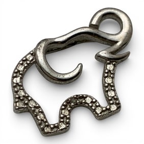 Sterling Silver Elephant Pendant