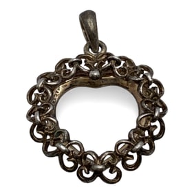 Sterling Silver Heart Locket Pendant