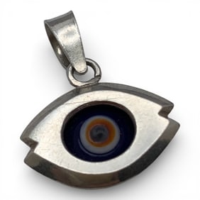 Sterling Silver Evil Eye Pendant