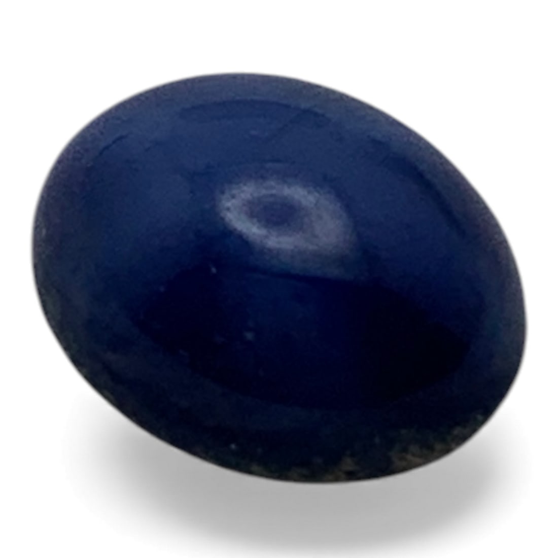 Blue Star Sapphire Cabochon: 7.14x9.04mm - See Photos Gemstones Tested With Presidium Gem Tester Il - Berners Does Not Guarantee Authenticity Of Gemstones