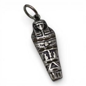 Sterling Silver Sarcophagus Charm