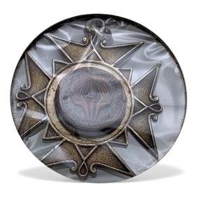 Sterling Silver Track Pendant