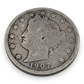 1907 Silver V Nickel