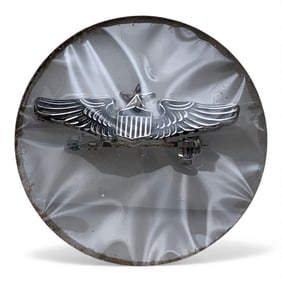 Sterling Silver Army/ Air Force Pin