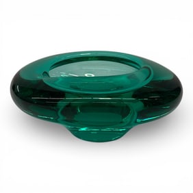 Green Art Glass Bowl