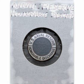 U. S. Naval Reserve Honorable Discharge Pin