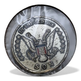 Sterling Silver Coro Son In Service Pendant