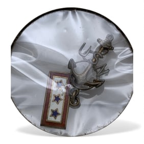 Sterling Silver Enameled U. S. Navy Pin